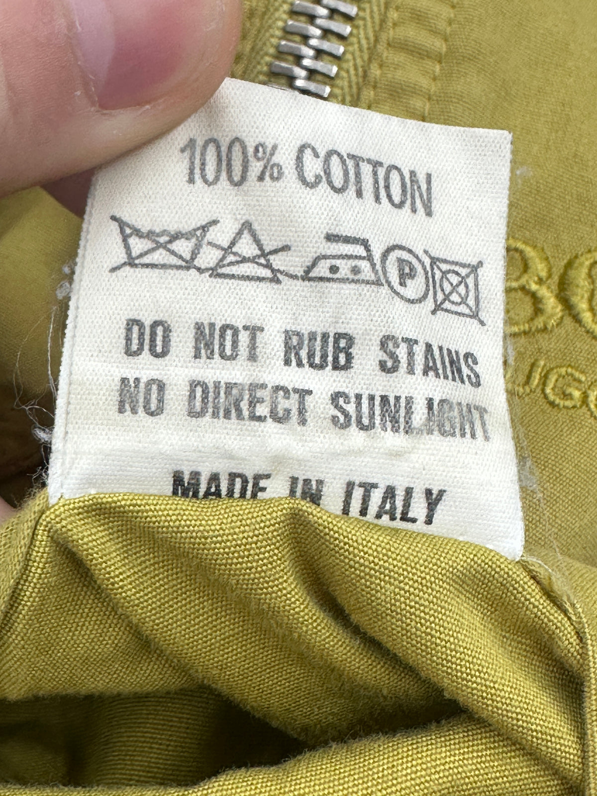 [48] 90s HUGO BOSS Italy Yellow Bomber Jacket