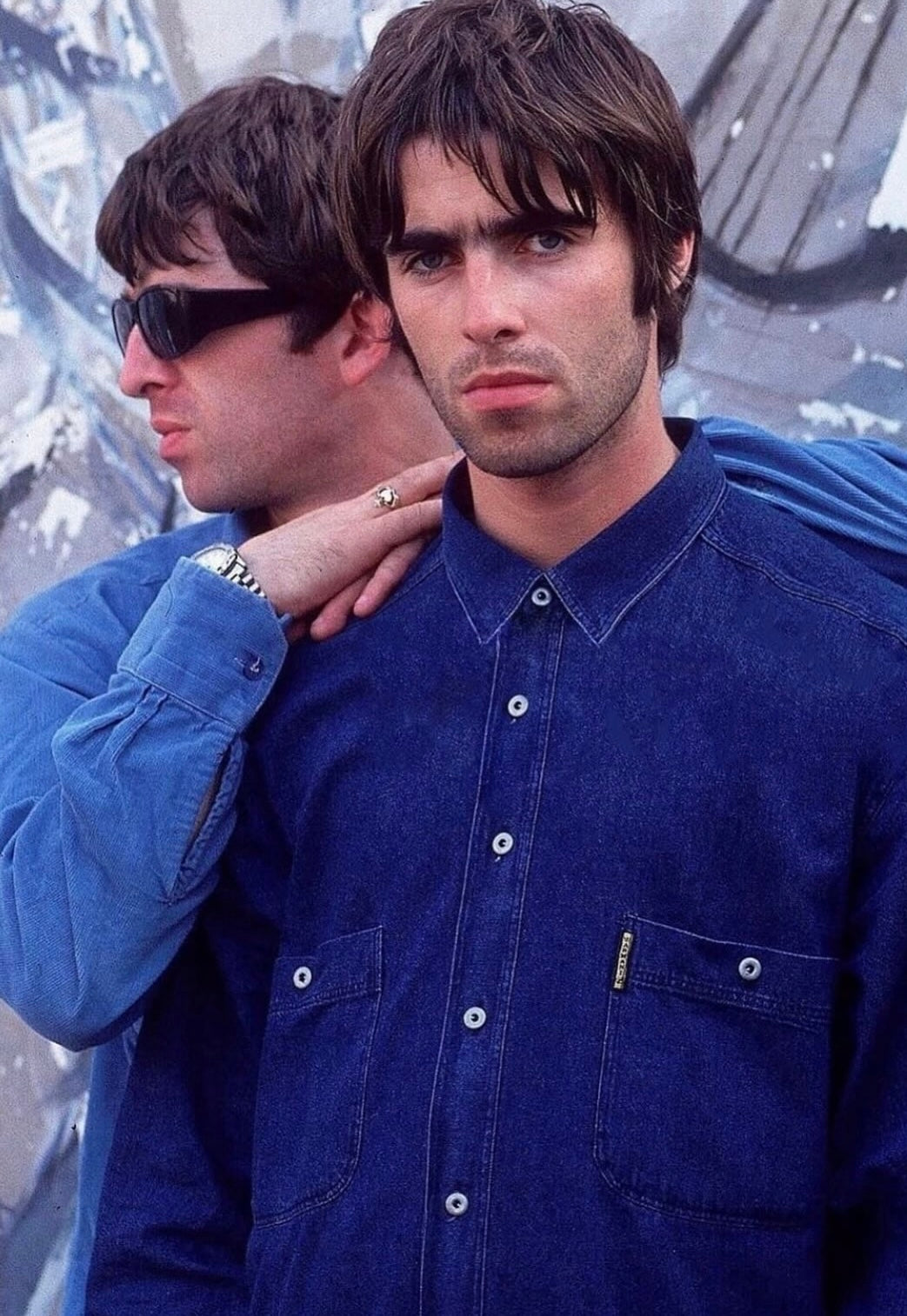 [L] 90s Armani Jeans Denim Shirt