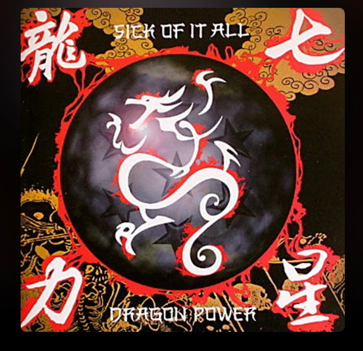 [L] 1997‘ SICK OF IT ALL 'Dragon Power' Album Promo Tee