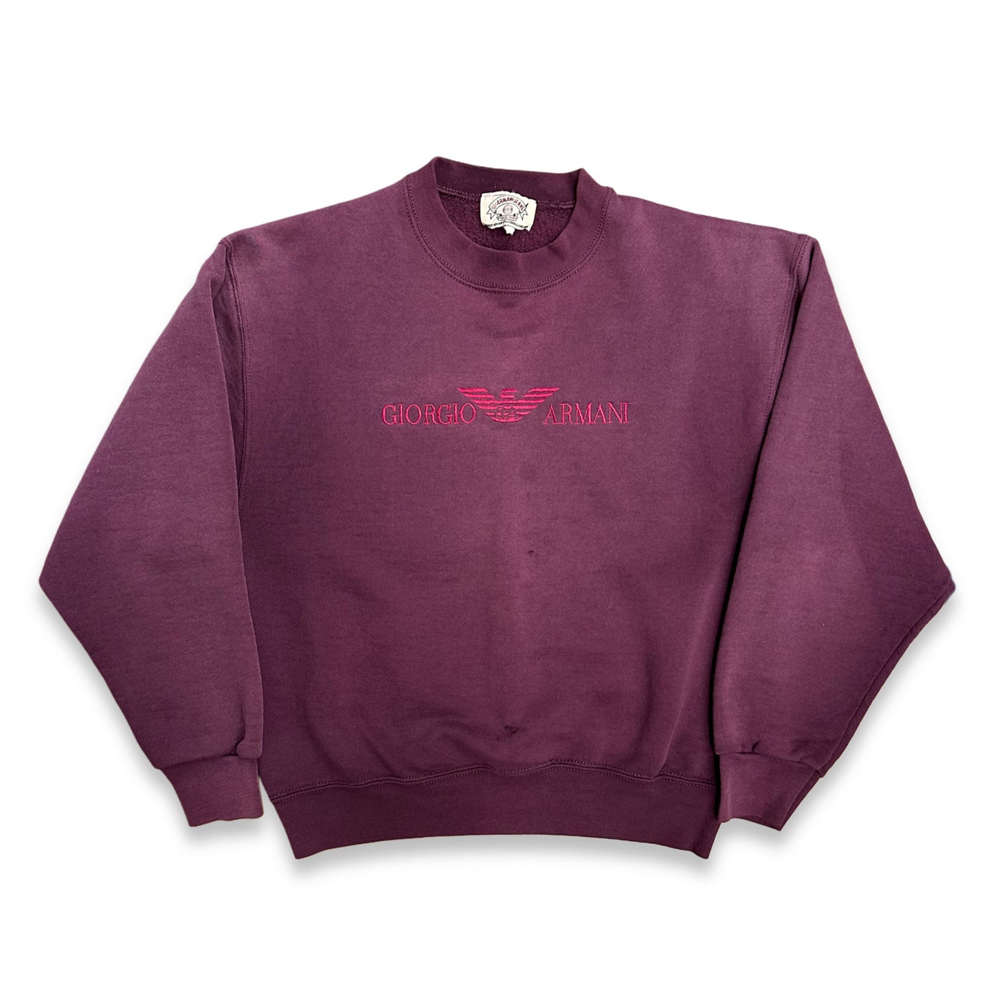 [L] 90s Armani Jeans Faded Sweatshirt