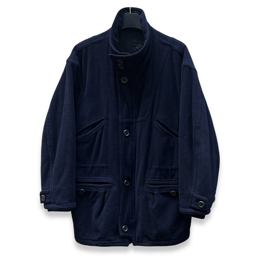 [54] 00s HUGO BOSS Wool Navy Coat Jacket