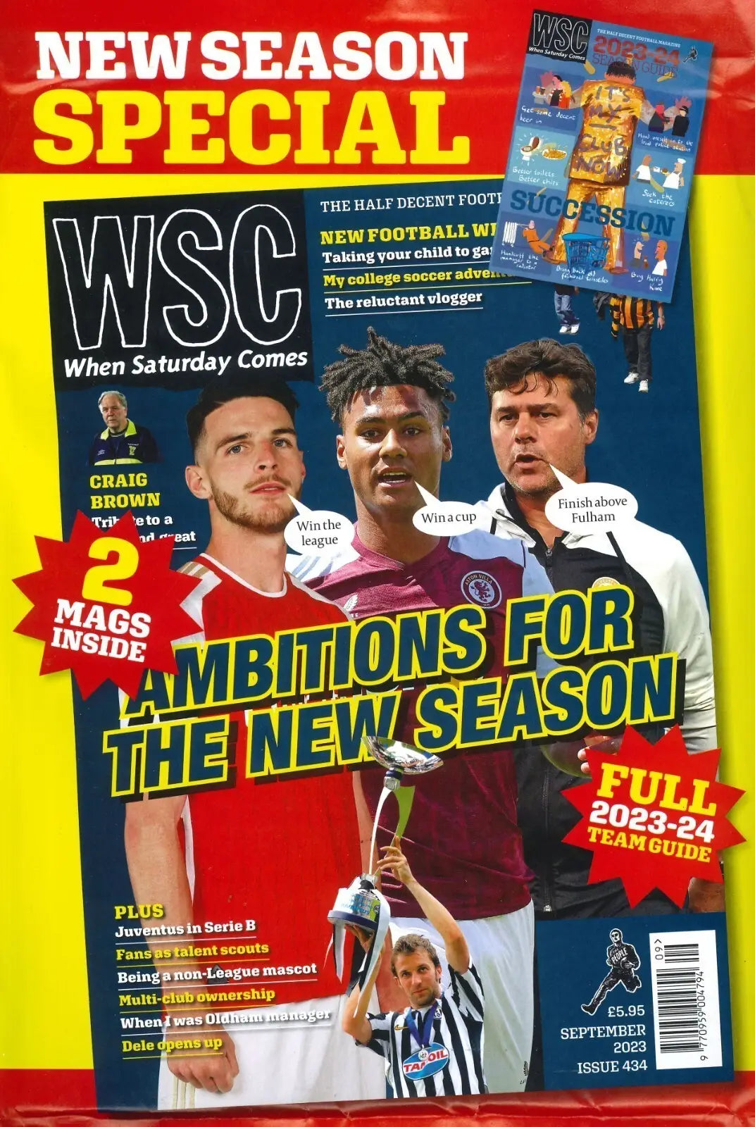 [XL] 90s WSC Football Magazine Tee