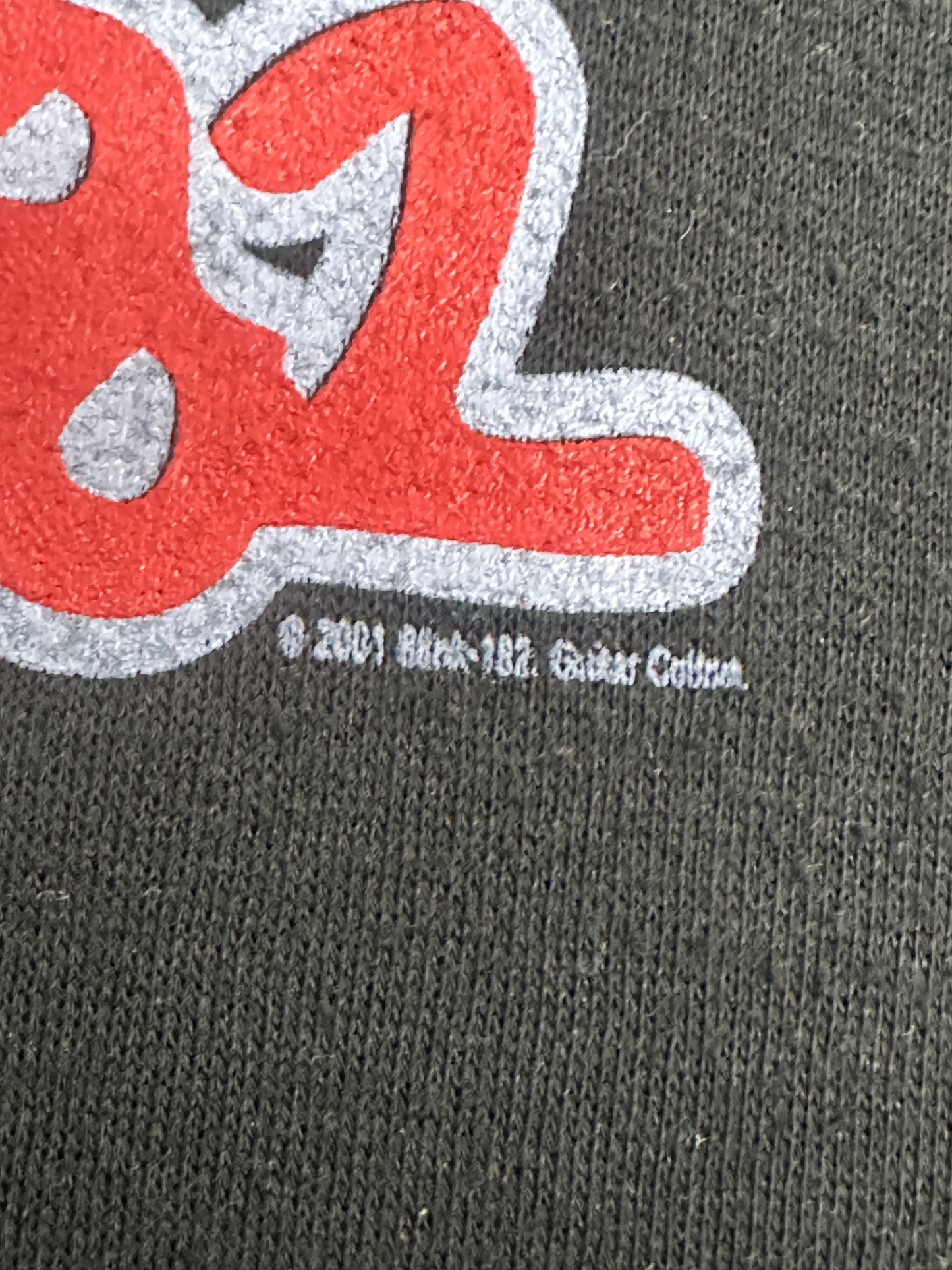 [L] 2001' BLINK-182 Album tour merchandise Hoodie