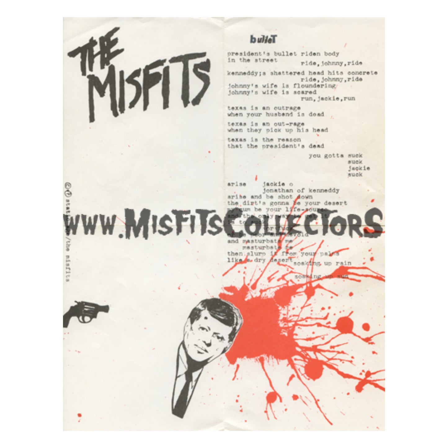 [L] Supreme The MIsfits Bullet Tee