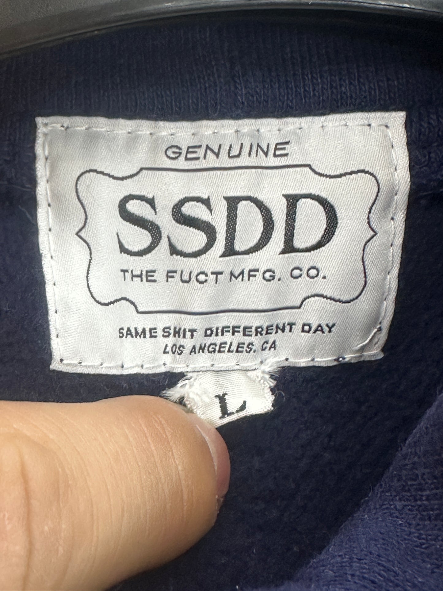 [L] FUCT SSDD Bar Logo Hoodie