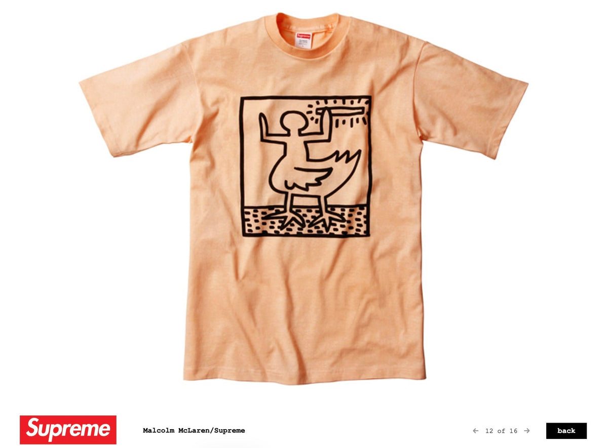 [M] 09SS Supreme x Malcolm McLaren Tee