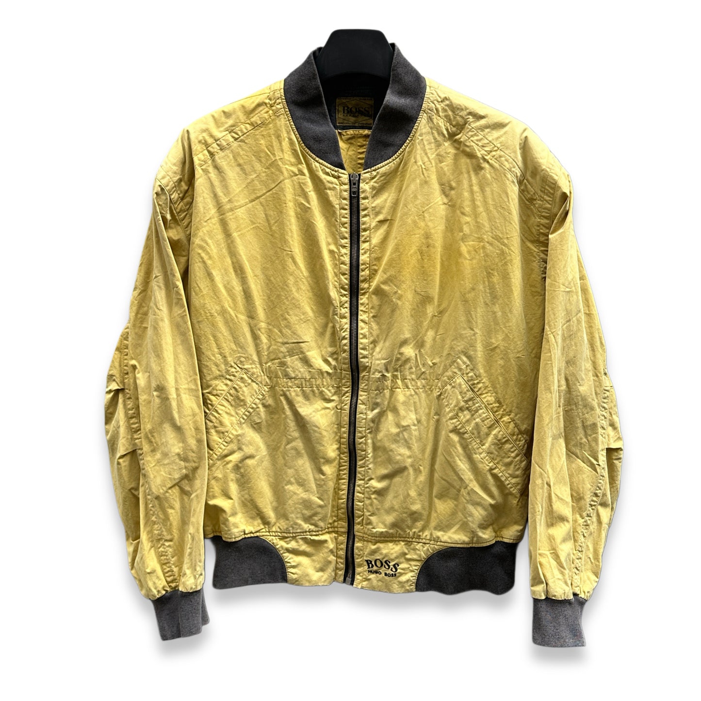 [50] 80s HUGO BOSS Baumwool Bomber Jacket