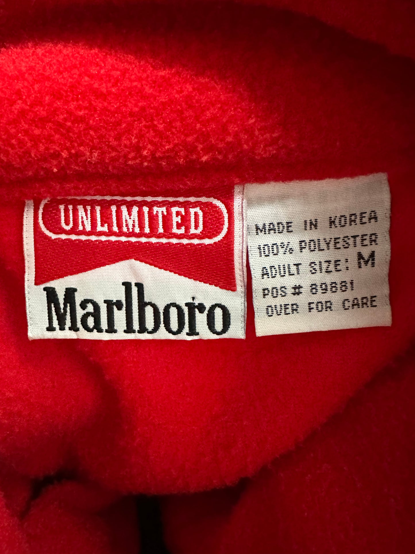 90s Marlboro Fleece Jacket M