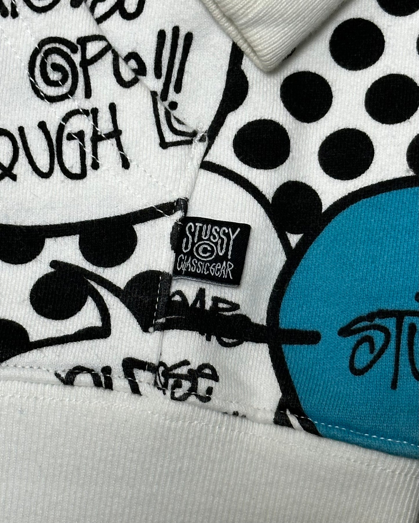 00s Stussy Bubble Comic Zip-up L