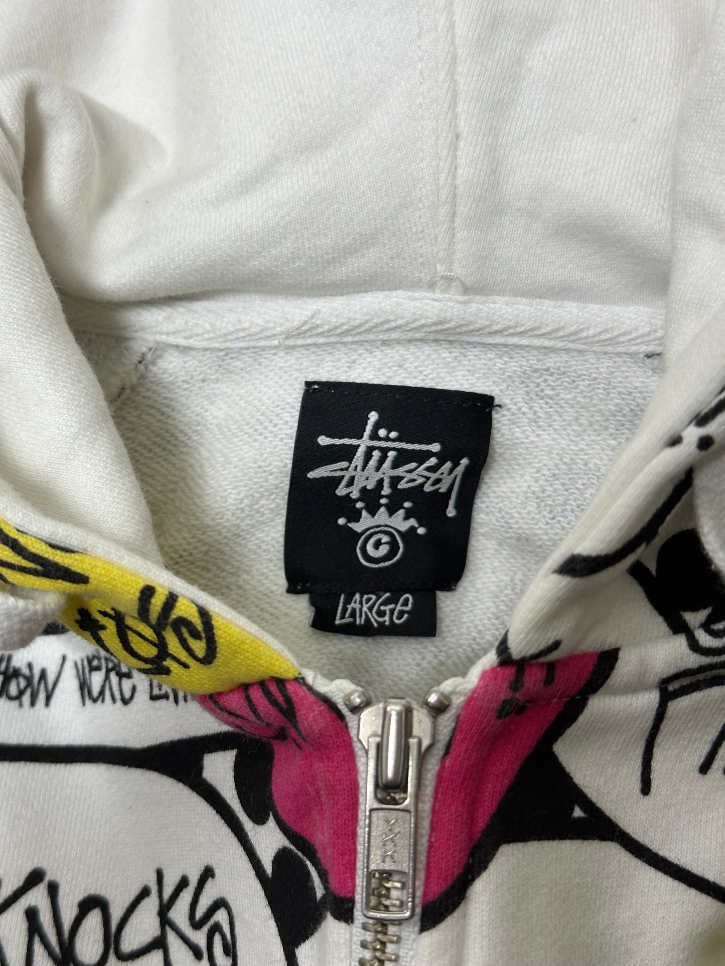 00s Stussy Bubble Comic Zip-up L